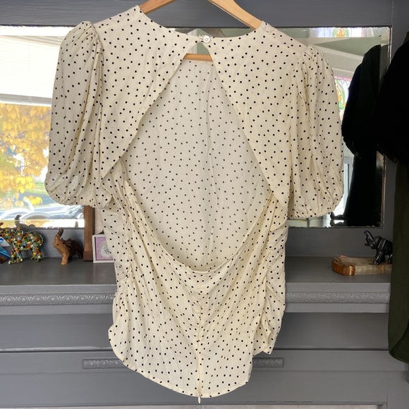 Reformation Polka Dot Blouse - Picture 4 of 7
